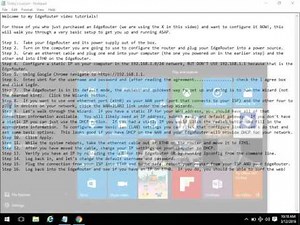 EdgeRouter - Out of the box to surfing the web - Wizard Setup - DHCP