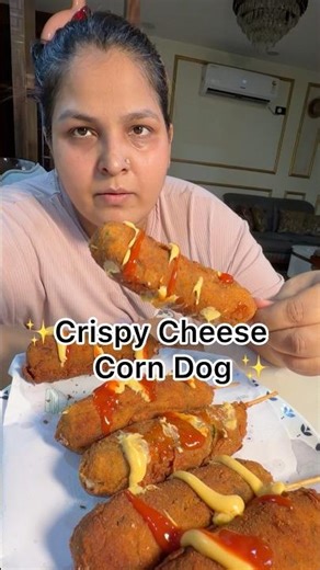 Korean Cheese Corn Dog 😍 | Crispy Street Style | 5 Min Recipe Series