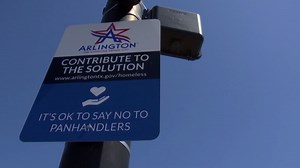 North Texas cities try new approach to panhandling, anti-panhandling signs appear