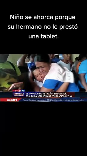 Tragedia en Duvergé: Niño se ahorca por una tablet