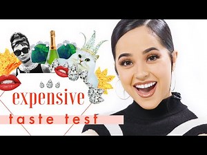 Becky G Sings ‘Sin Pijama’ and Opens Up About Being a Latina Superhero 🌟| Expensive Taste Test