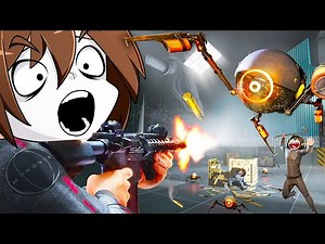 Risky slow-motion jumps & the beast in my face! ☆ BONEWORKS