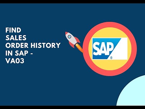 How to find Sales Order History in SAP?