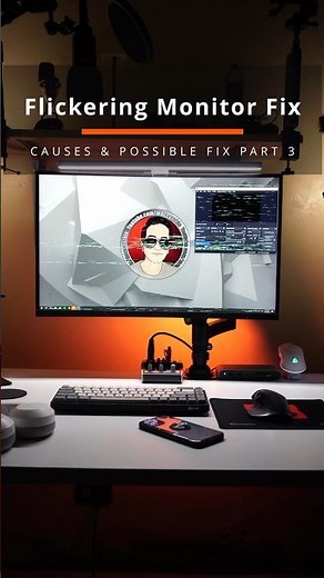 Flickering PC monitor causes & possible fix PART 3 #shorts