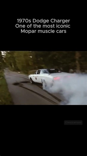 1970s Dodge Charger Burnout & Leaving | Classic Mopar Muscle 🔥