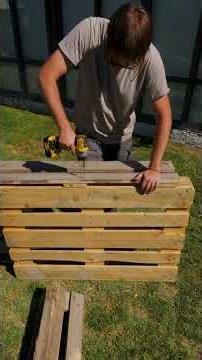Construye tu propia piscina de verano con palets reciclados #diypool