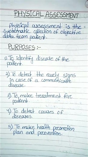 physical assessment