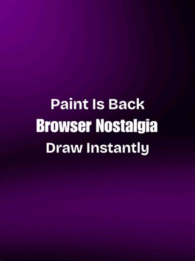Classic MS Paint In Your Browser underrated websites, MS Paint online, browser tools, nostalgia tech, free drawing tools, creative websites, internet finds #Websites #LifeHacks #Nostalgia #TechFinds #FreeTools
