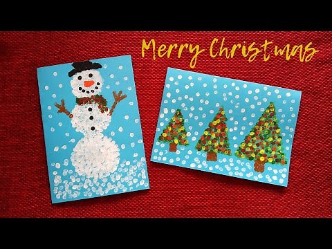 Εύκολες Χριστουγεννιάτικες Κάρτες / Easy DIY Christmas Cards