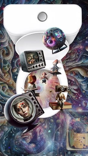 🚽🌀 Surrealism Flush