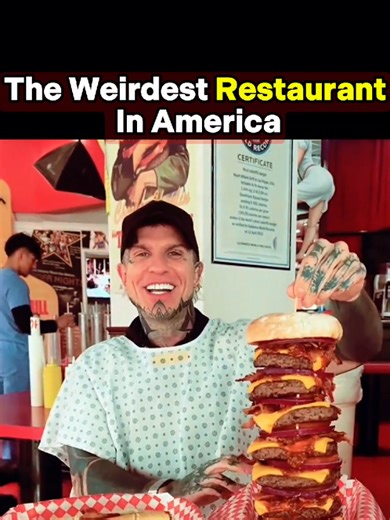 Weirdest restaurant in America. #science #fyp