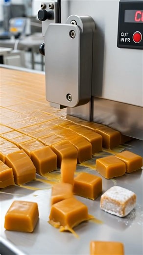 How Caramel Candy Is Made in Factory | Real Caramel Process