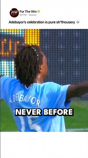 Adebayor’s Most Iconic Celebration EVER 😳🔥