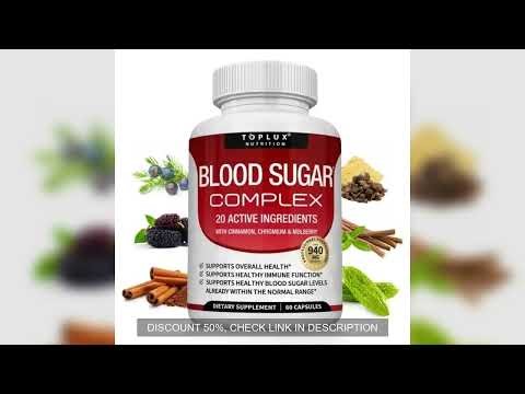 Vitamin C, Vitamin E Supplement, Blood Sugar Complex, Supports Heart Health, Overall Health and Immu