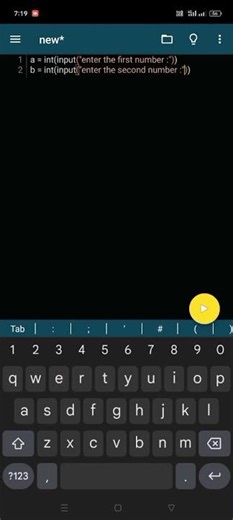 Python user input se subtraction 🔥input() function example ➖📱Follow @PythonWithShivam