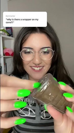Oopsie... there's something in your ice cream👀🍦 ASMR Ice Cream Shop Roleplay #asmr #shorts #short