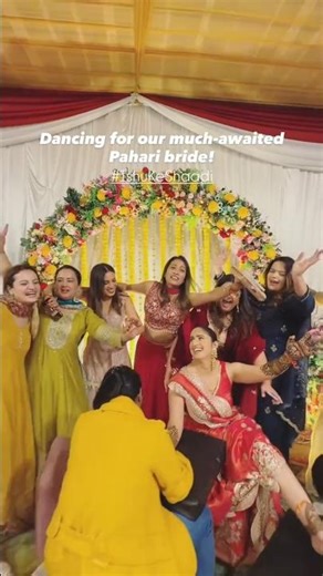 Himachali Wedding Mehndi ceremony Pahadi Nati Dance #himachal #pahadi #Himachali #himachalpradesh