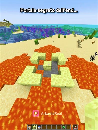 Portale impossibile dell'end 😱#minecraft #shorts