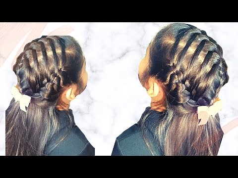 Uzun sochlar uchun Zamonaviy soch o'rash. Turmaklashni o'rganamiz. Необычная Косичка.