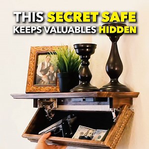 This secret safe keeps your valuables hidden ➡ https://gdgd.io/shelf-safe | GoodGood Home
