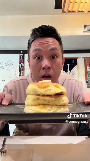 Ate the best breakfast of my life in Japan #pancakes #breakfast #japan #dadlife