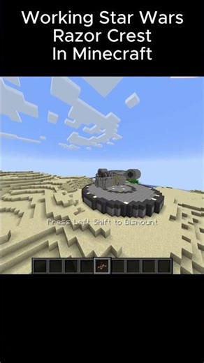 Create - Working Star Wars Razor Crest Showcase In Minecraft