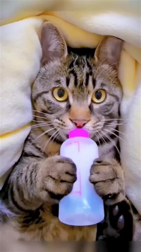 Cats can drink milk?#Short #Officer Rabbit#angel