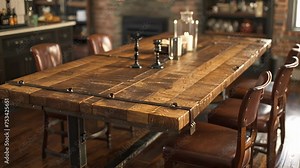 A creative carpenter uses reclaimed wood to construct a oneofakind rustic dining table transforming a simple meal into a memorable gathering with friends and family.