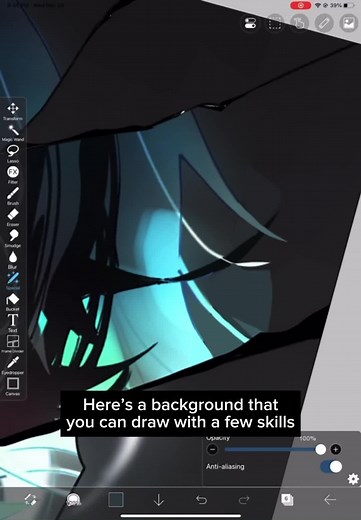 How to Draw a Shattered Glass Background