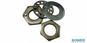 Wheel hub locking nut tips for conventional, spacer setups