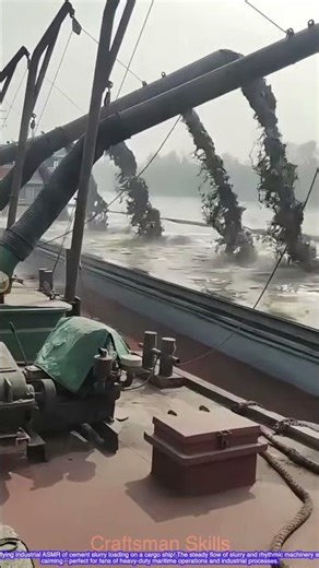 How to Load Cement Slurry onto Transport Vessels | Pro Maritime Hacks