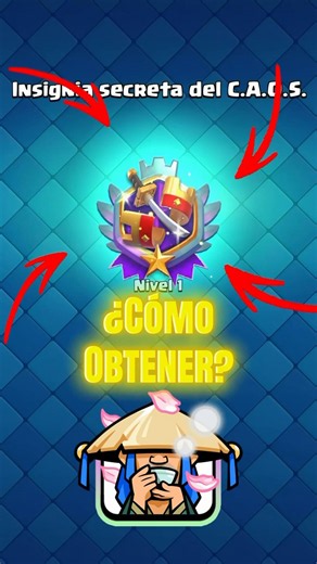 ¿Cómo obtener la nueva insignia de Clash Royale? #clashroyale #videojuegos #supercell
