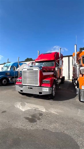 1.8K views · 867 reactions | Another week, another clean transformation.  This working truck came in rough, but we kept it simple and strong — red seats, Panels black with red stitching & diamond inserts Thinking about upgrading? Custom Interior, Custom Exterior  DM us, Give us a call  +1 (786) 525-1983 Or Visit: @floridafinestcustomworks.com for parts and accessories #18wheeler #truckdriver #freightliner | Florida Finest Customs | Facebook