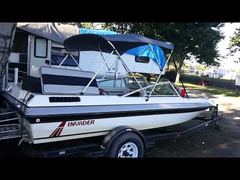 1987 INVADER OPEN BOW SKI BOAT