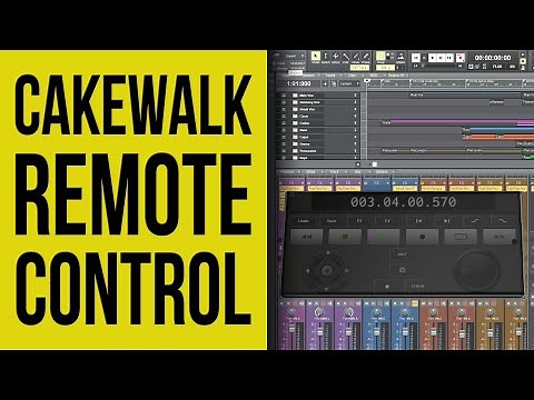 HOW TO CONTROL CAKEWALK WITH A PHONE - Using Android and TouchDAW