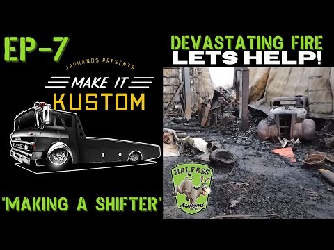 COE Ramp Truck EP-7 Halfass Kustoms Needs Our HELP! Making A Floor Shifter From Column Shifter