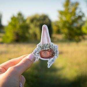 Hanging Plant Basket Sticker, Plant Lover Decal - Etsy