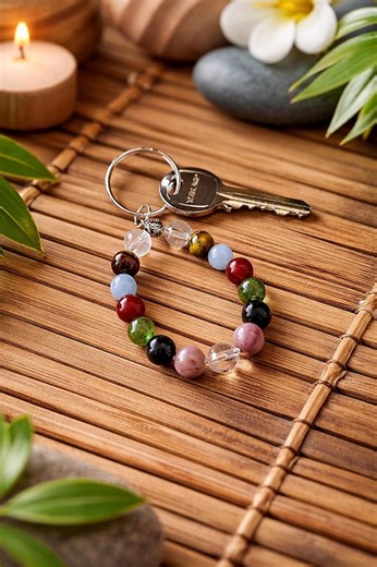 Original and Elegant Key Ring Made of Natural and Genuine Pearls. - Etsy