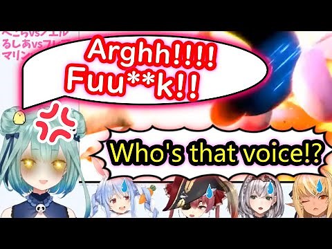 【ENG SUB】Rushia makes a voice that doesn't sound like an idol during Smash【hololive】