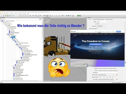 ► FS25 "mergedMeshes GIANTS Editor from v10.0.9" how do you get the parts into Blender??
