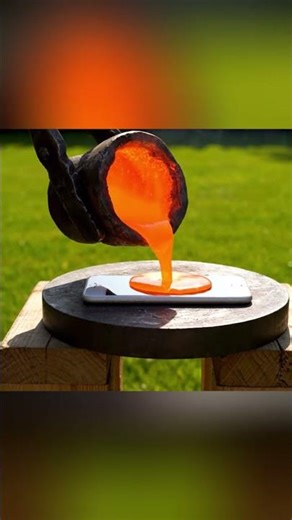 Iphone vs Lava Experiment