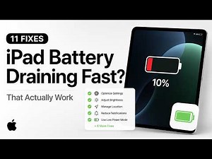 iPad Battery Draining Fast? 11 Fixes That Actually Work!