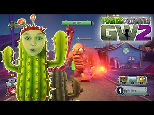 Plants vs. Zombies Garden Warfare 2 Мультик о зомби РАСТЕНИЯ против ЗОМБИ Садовые Войны 2 Кактус
