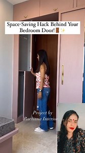 Space saving hack 💯✅ #viralpost #doorhacks #home #homedecor #trandingreel #hacks #follow | Minakshi Soni