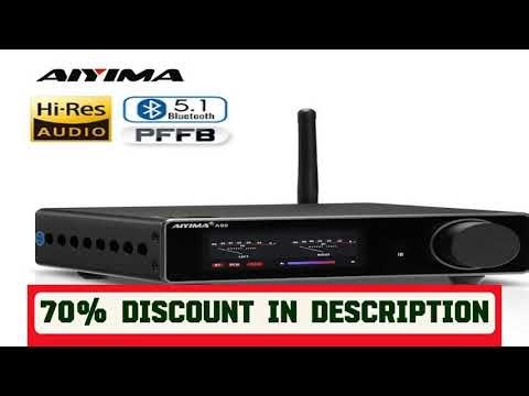 A must-have product! AIYIMA A80 TPA3255 DAC Bluetooth PFFB Stereo Power Amplifier 300Wx2 Class D 2