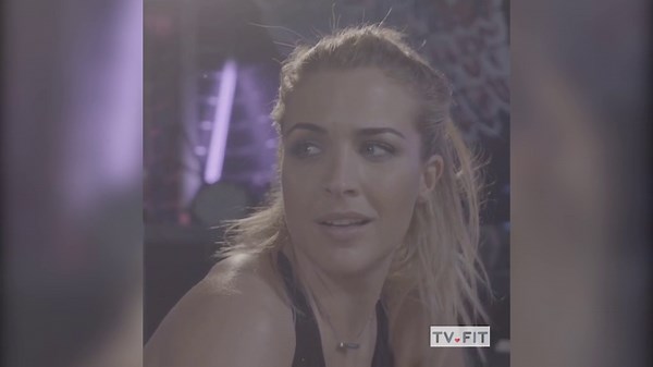 Gemma Atkinson works out in Stronger on TV.FIT