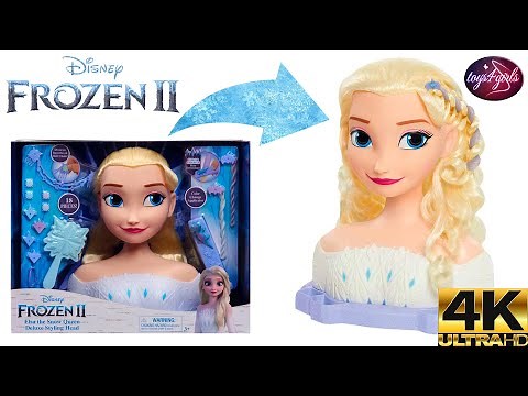 Disney Frozen 2 Deluxe Elsa styling head unboxing video #frozen2