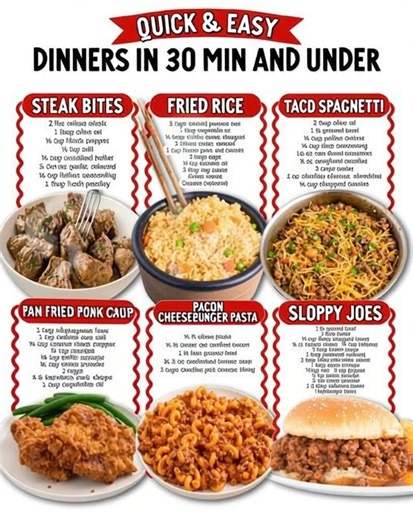 6.3K views · 13 shares | Short on time? ⏰ These quick & easy dinners...