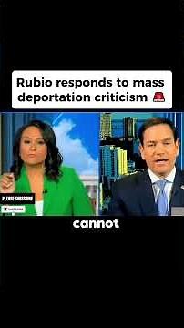 Rubio Turns the Tables on NBC Host Mid-Interview Over Immigration Questions 🚨 #marcorubio #nbcnews