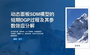 动态面板SDM模型的短期DGP过程及其参数效应分解